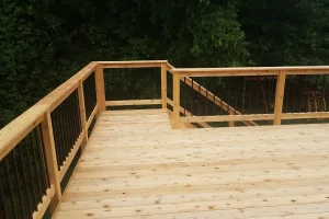 Cedar Deck Construction