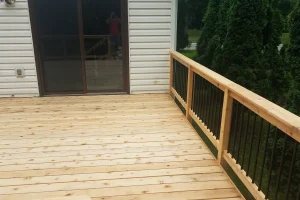 Cedar Deck Construction