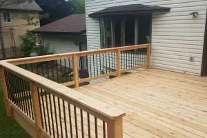 Cedar Deck Construction