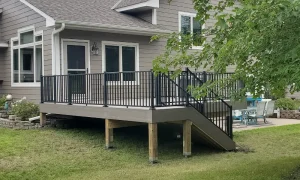 Deck Construction Project In Coon Rapids MN