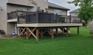 Lino Lakes Deck Construction Project