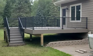 Lino Lakes Deck Construction Project