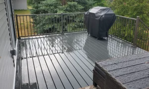 Lino Lakes Deck Construction Project